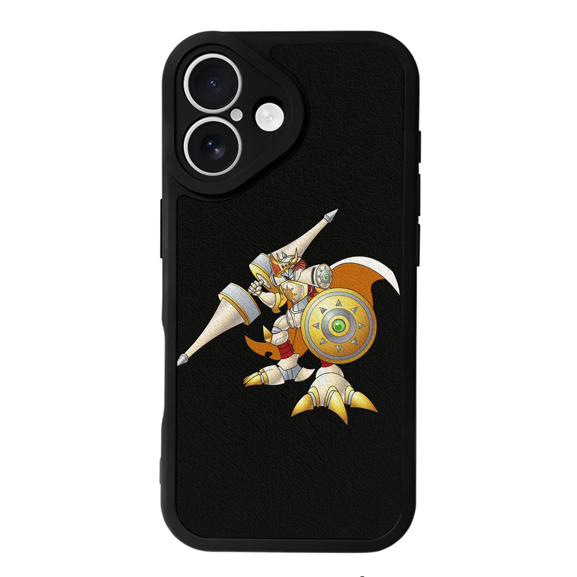 （画像用） Digimon デジタルモンスター/デジモン 【iPhone 16シリーズ対応】シリコンスマホケース（レザー調） 材質：シリコン